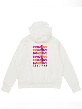 NWT Roxy Japan x Hawaiian Airlines Zip Front Hoodie